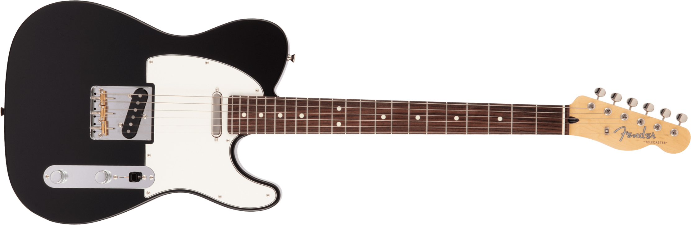 Fender Tele Hybrid Ii Jap 2s Ht Mn - Black - Televorm elektrische gitaar - Main picture