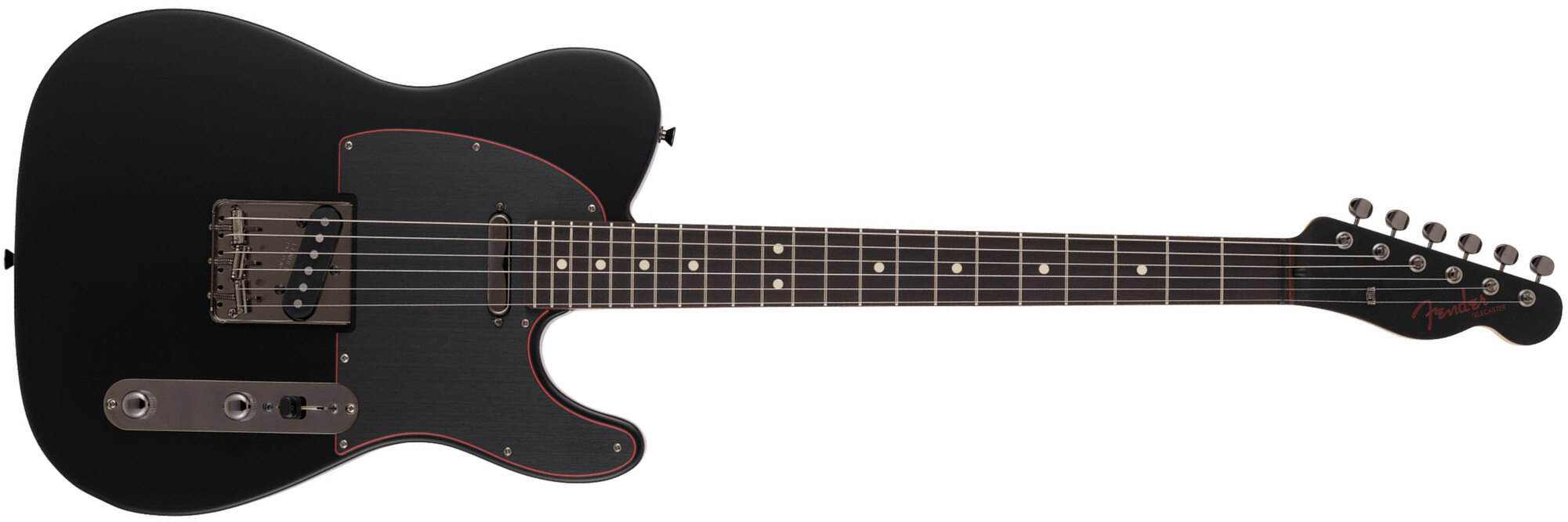 Fender Tele Hybrid Ii Jap 2s Ht Rw - Satin Black - Televorm elektrische gitaar - Main picture