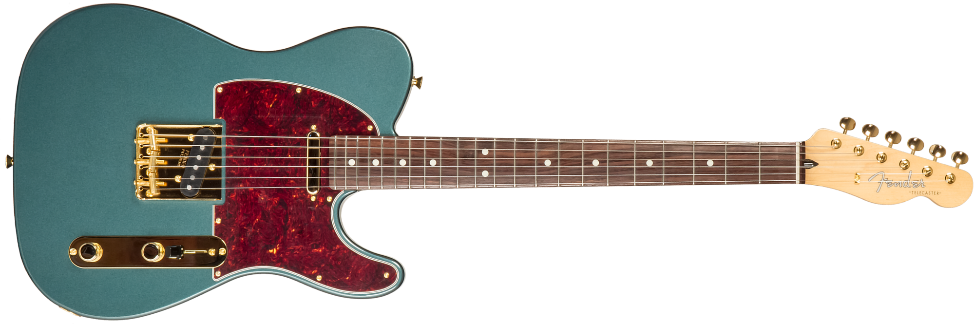 Fender Tele Hybrid Ii Jap 2s Ht Rw - Sherwood Green Metallic - Televorm elektrische gitaar - Main picture