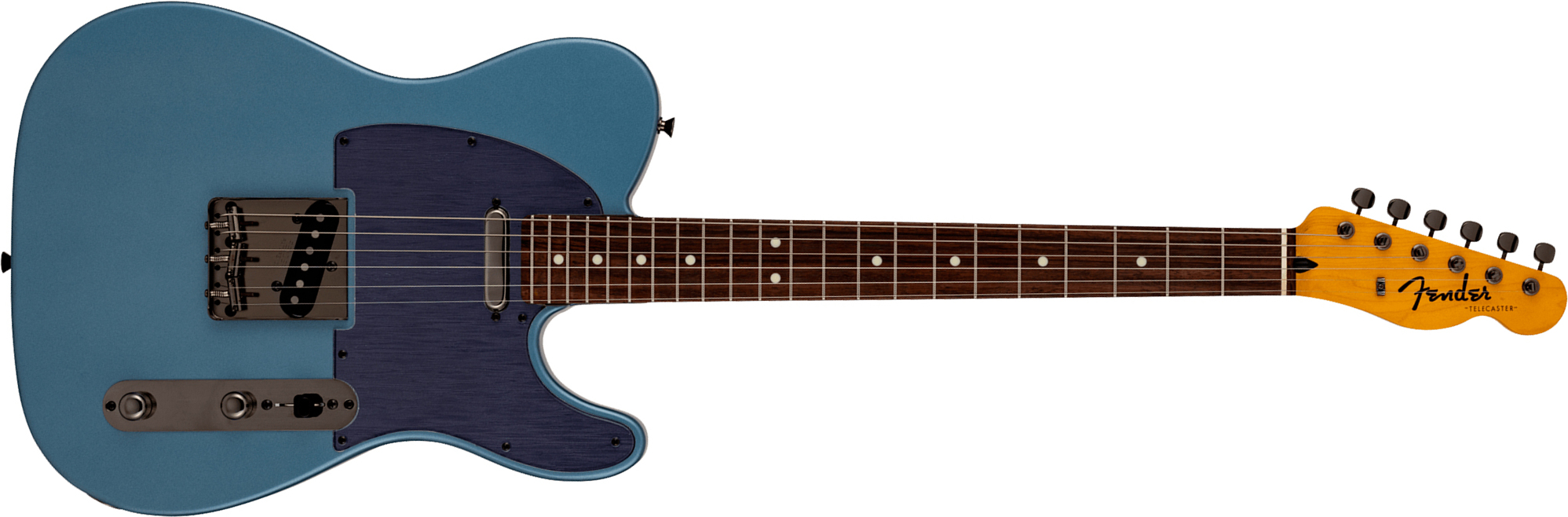 Fender Tele Hybrid Ii Mij Ltd Jap 2s Ht Mn - Matte Aero Blue Satin Metallic - Televorm elektrische gitaar - Main picture