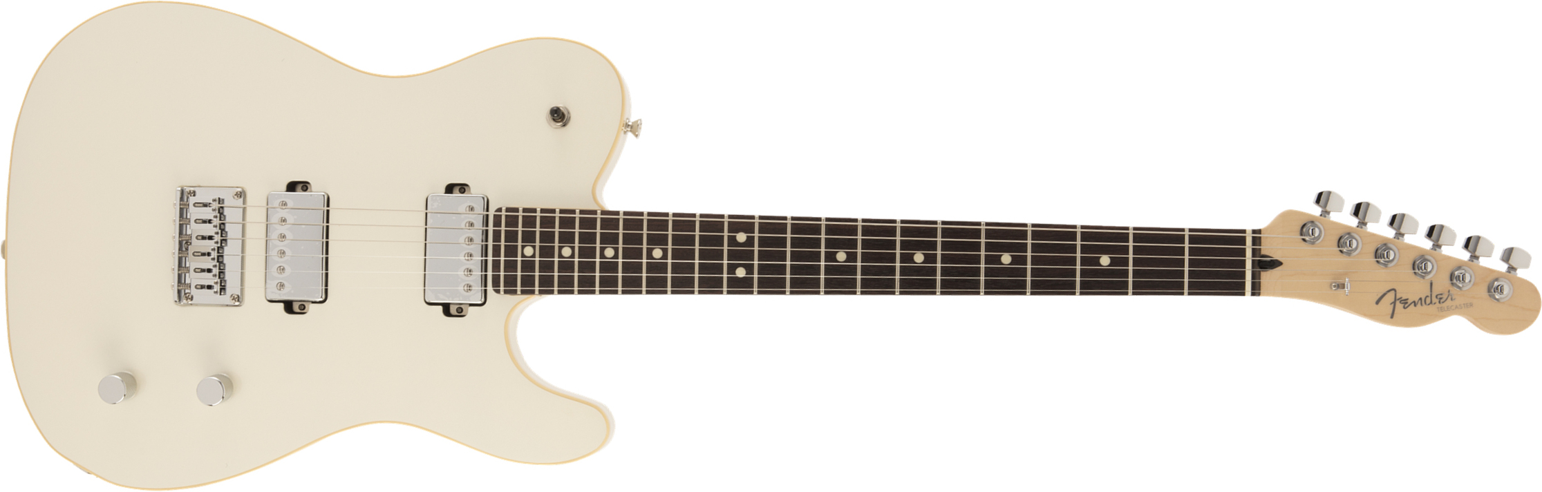 Fender Tele Modern Hh Jap 2h Ht Rw - Olympic Pearl - Televorm elektrische gitaar - Main picture