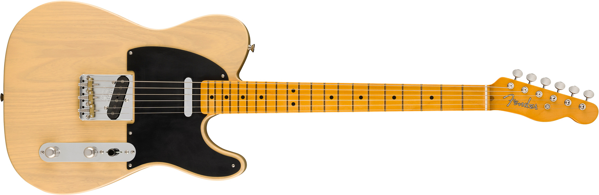 Fender Tele / Nocaster 1951 American Vintage Ii 75th Ann. Usa 2s Ht Mn - Blonde - Televorm elektrische gitaar - Main picture