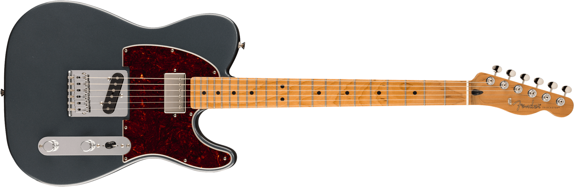 Fender Tele Player Ii Dealer Exclusive Mex Sh Custom Shop / S.duncan Trem Mn - Charcoal Frost Metallic - Televorm elektrische gitaar - Main picture