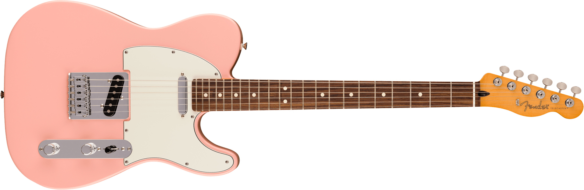 Fender Tele Player Ii Mex Ltd 2s Ht Rw - Shell Pink - Televorm elektrische gitaar - Main picture