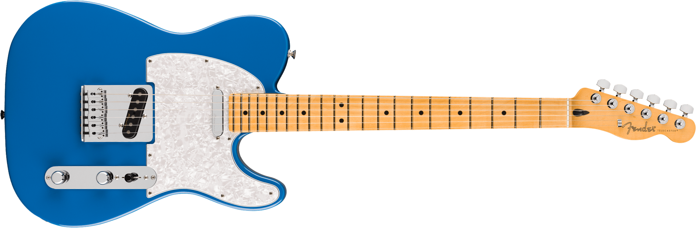 Fender Tele Player Ii Modified Mex 2s Ht Mn - Electric Blue - Televorm elektrische gitaar - Main picture