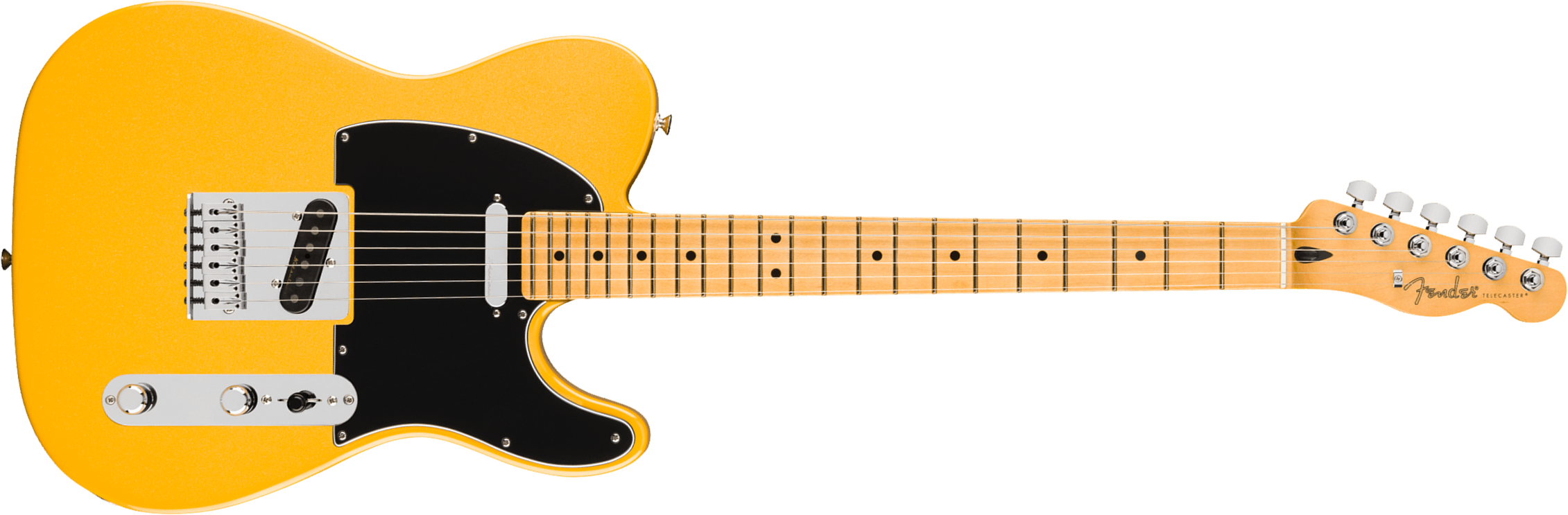 Fender Tele Player Ii Modified Mex 2s Ht Mn - Sunshine Yellow - Televorm elektrische gitaar - Main picture