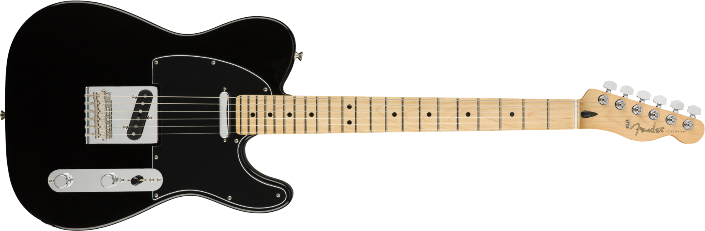 Fender Tele Player Mex Mn - Black - Televorm elektrische gitaar - Main picture