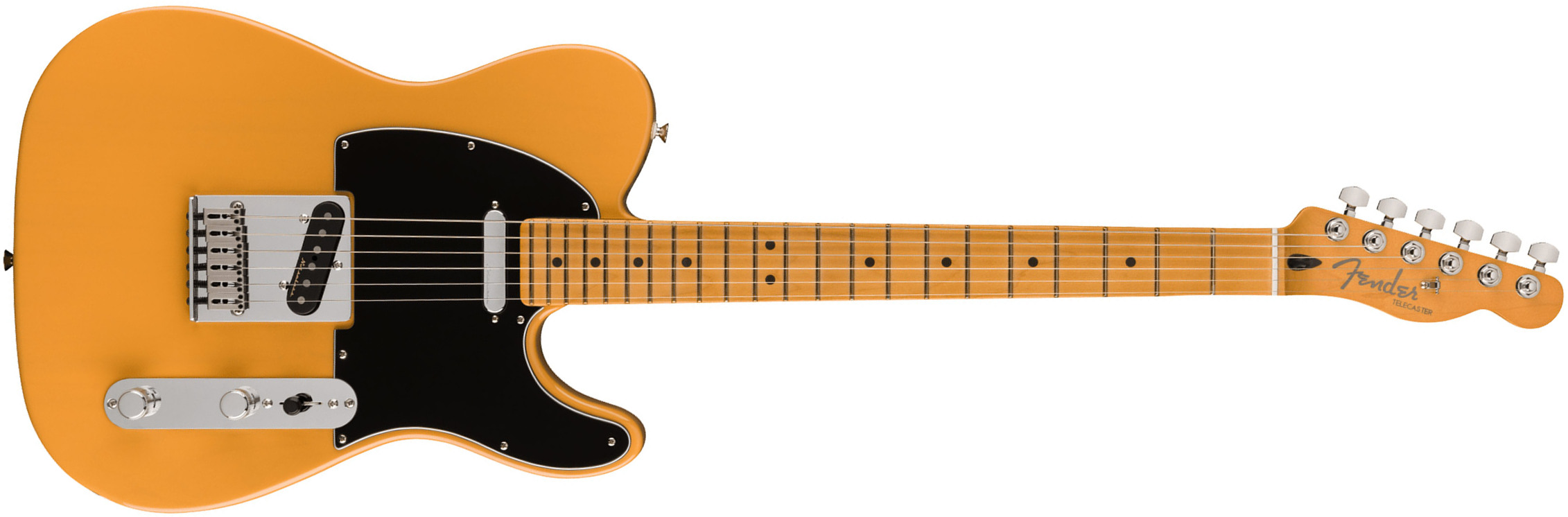 Fender Tele Player Plus Mex 2023 2s Ht Mn - Butterscotch Blonde - Televorm elektrische gitaar - Main picture