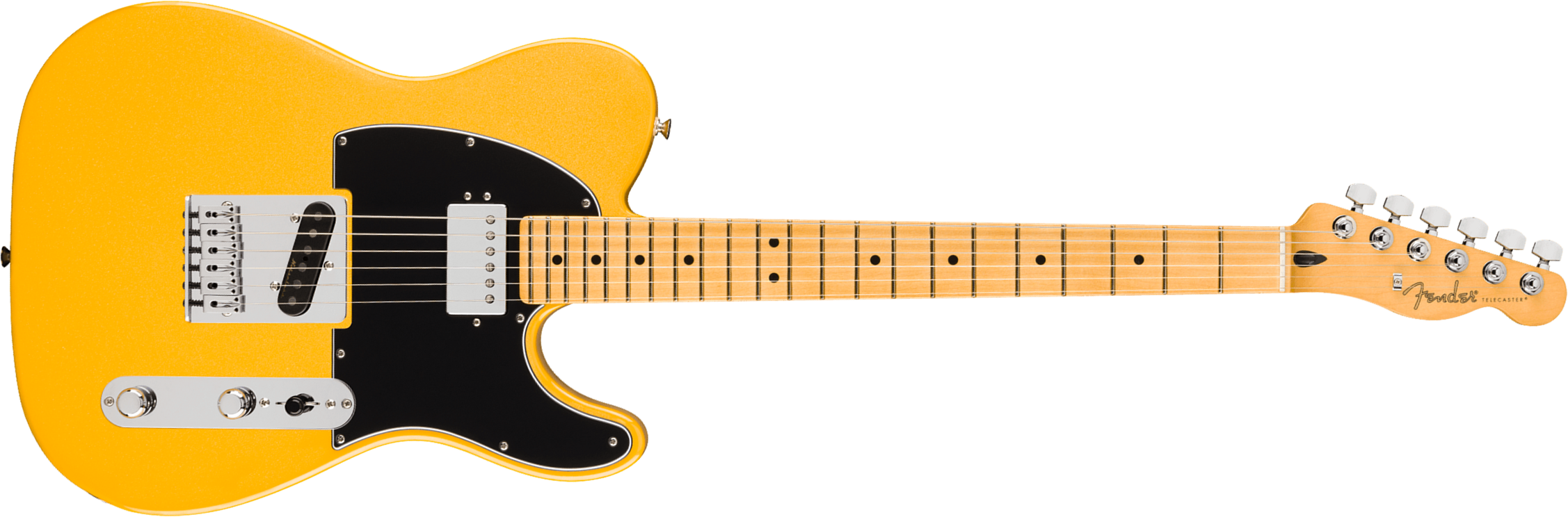 Fender Tele Sh Player Ii Modified Mex 2s Ht Mn - Sunshine Yellow - Televorm elektrische gitaar - Main picture