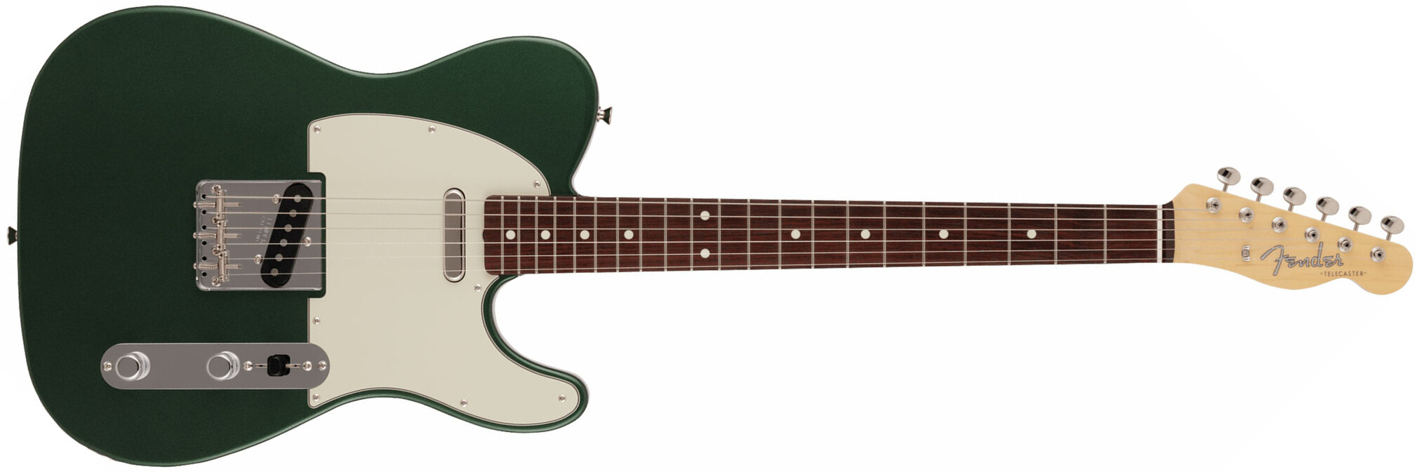 Fender Tele Traditional 60s Mij 2s Ht Rw - Aged Sherwood Green Metallic - Televorm elektrische gitaar - Main picture