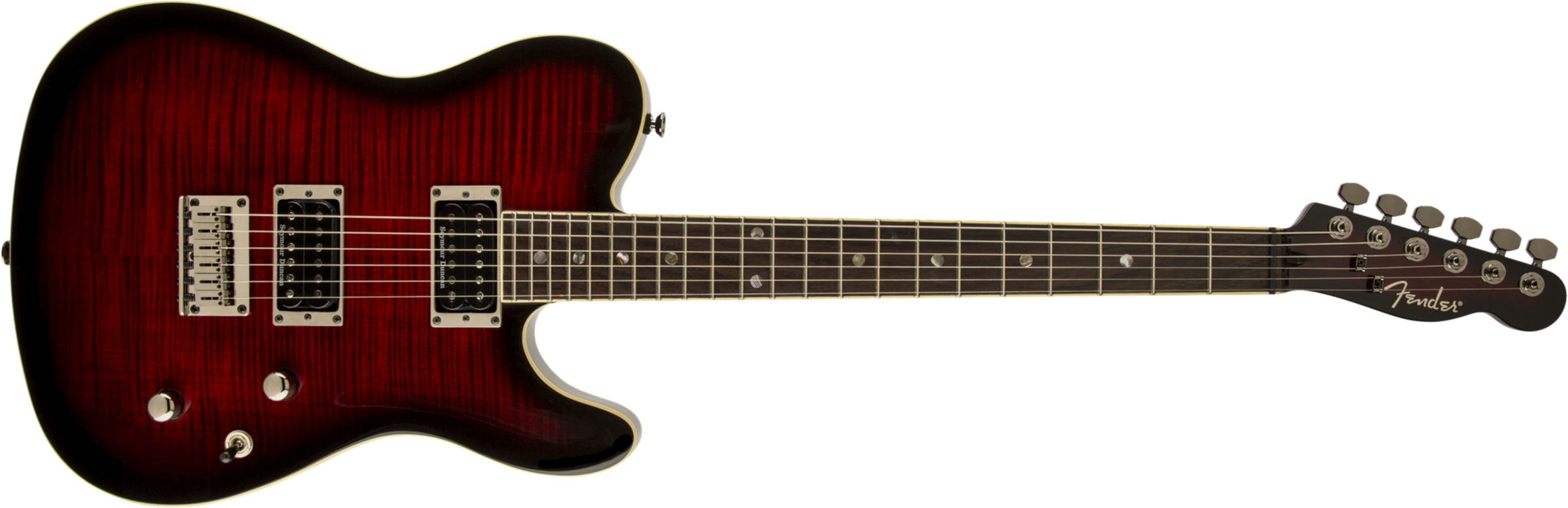 Fender Telecaster Korean Special Edition Custom Fmt (lau) - Black Cherry Burst - Televorm elektrische gitaar - Main picture