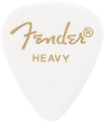 Plectrum Fender 351 Classic Celluloid Heavy White