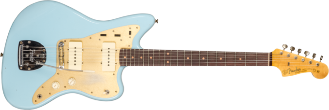 Fender Custom Shop 1959 250k Jazzmaster #CZ576203 - Journeyman relic aged daphne blue