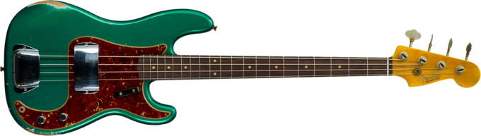 Fender Custom Shop 1960 Precision Bass #CZ590976 - Relic british racing green