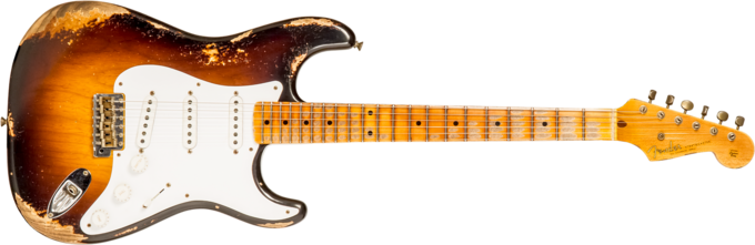 Fender Custom Shop 70th Anniversary 1954 Stratocaster Ltd #XN4324 - Heavy relic wide fade 2-color sunburst