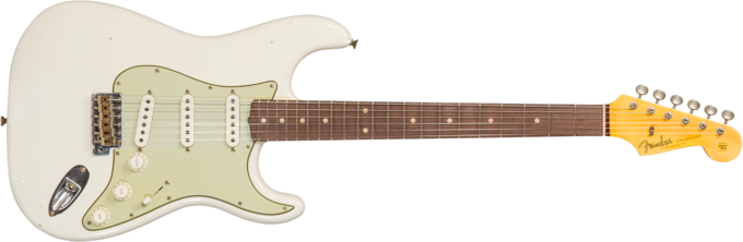 Fender Custom Shop 1962/63 Stratocaster #CZ565163 - Journeyman relic olympic white