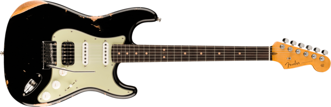 Fender Custom Shop Custom Deluxe HB S-1 Stratocaster - Relic black