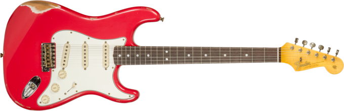 Fender Custom Shop Late 1964 Stratocaster #CZ575557 - Relic aged fiesta red