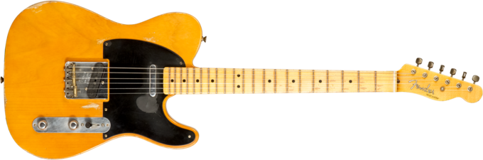 Fender Custom Shop 1952 Telecaster Masterbuilt Andy Hicks #R126811 - Relic smoked butterscotch blonde