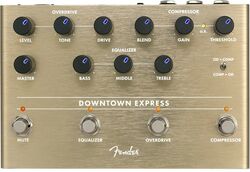 Overdrive/distortion/fuzz effectpedaal Fender Downtown Express Bass Multi Effect