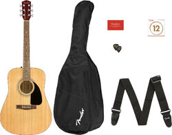Western gitaar set Fender FA-115 Dreadnought Pack - Natural