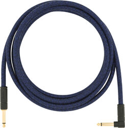 Festival Pure Hemp Instrument Cable, Straight/Angle, 10ft - Blue Dream