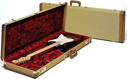 Elektrische gitaarkoffer Fender Deluxe Hardshell Case Stra/Tele - Tweed Red Poodle