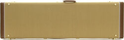 Elektrische baskoffer Fender Jazz Bass Multi-Fit Hardshell Case - Tweed With Red Interior