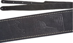 Gitaarriem Fender Monogram Leather Strap - Black