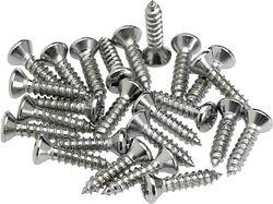 Schroef Fender Pickguard - Control Plate Mounting Screws (24) Chrome