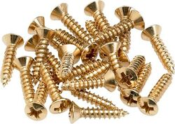 Schroef Fender Pickguard - Control Plate Mounting Screws (24) Gold