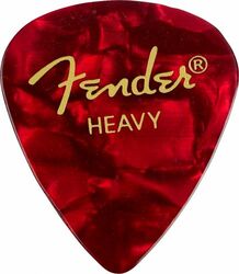 Plectrum Fender Premium Celluloid 351 Heavy red moto