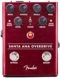 Overdrive/distortion/fuzz effectpedaal Fender Santa Ana Overdrive