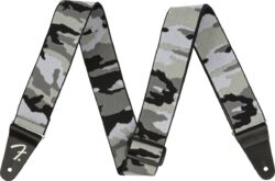 Gitaarriem Fender Weighless 2 Inches Camo Guitar Strap - Gray