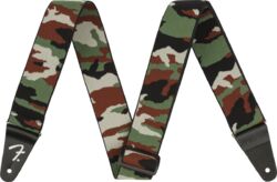 Gitaarriem Fender Weighless 2 Inches Camo Guitar Strap - Green