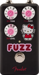Overdrive/distortion/fuzz effectpedaal Fender x Hello Kitty Black Fuzz Pedal