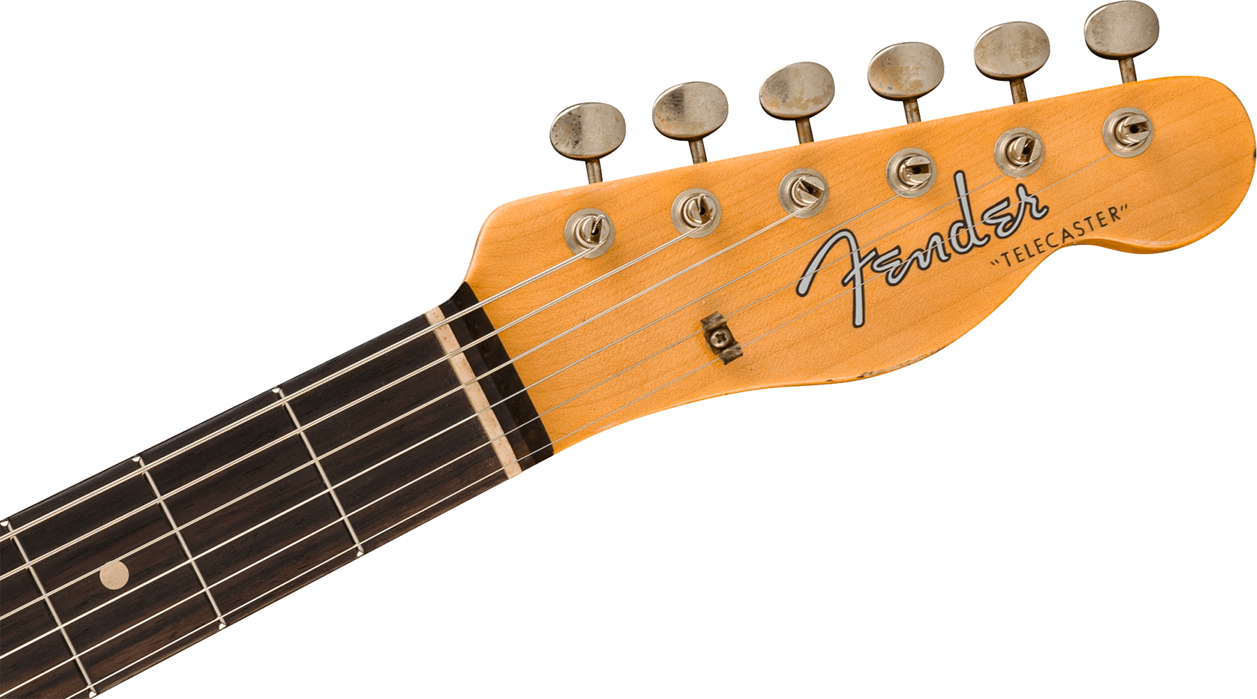 Fender Custom Shop Brian Fallon Tele Custom 1959 Signature 2s Ht Rw #r151889 - Journeyman Relic Black - Kenmerkende elektrische gitaar - Variation 3