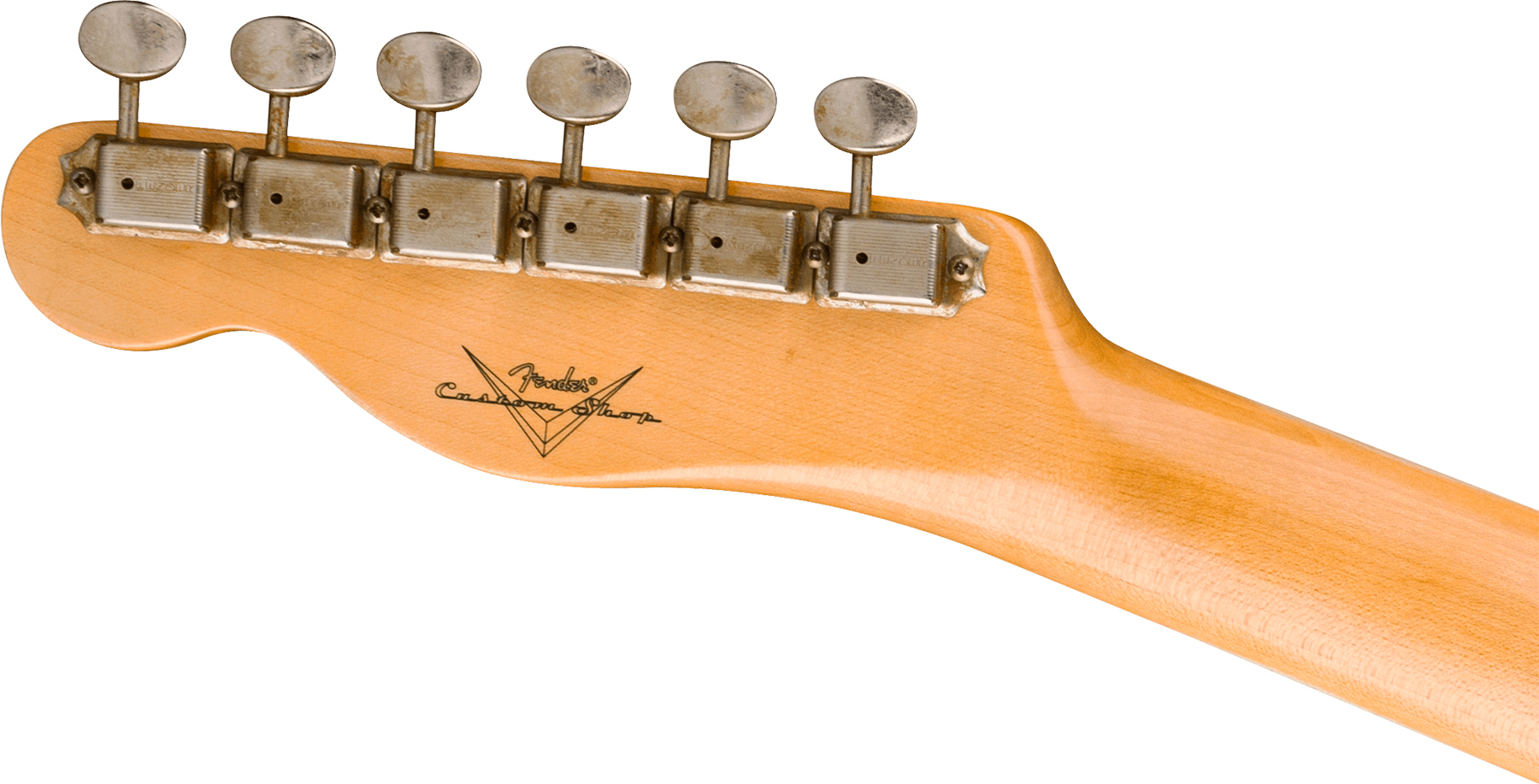 Fender Custom Shop Brian Fallon Tele Custom 1959 Signature 2s Ht Rw #r151889 - Journeyman Relic Black - Kenmerkende elektrische gitaar - Variation 4