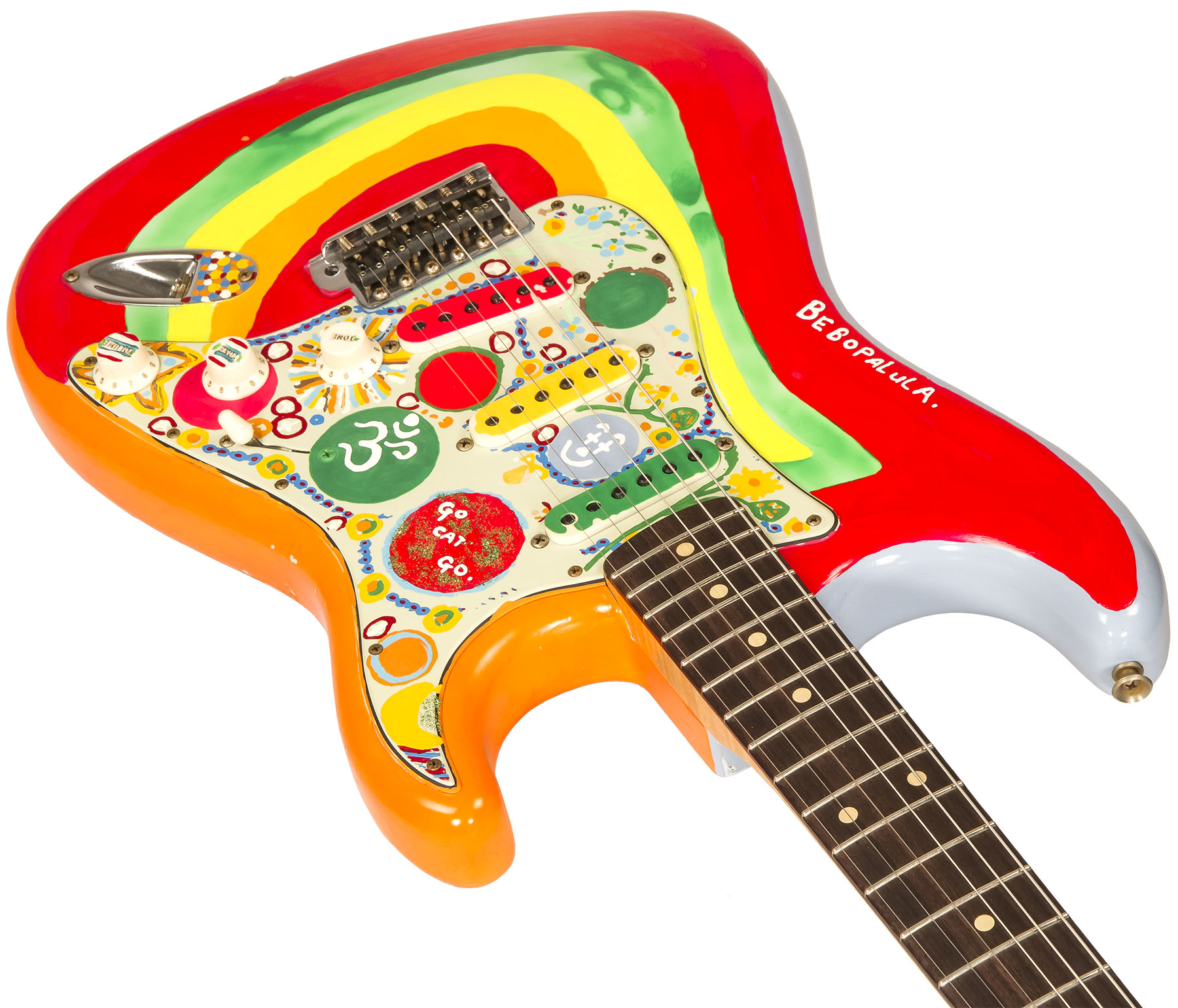 Fender Custom Shop George Harrison Strat Mb P.waller Signature Rw #83840 - Rocky - Elektrische gitaar in Str-vorm - Variation 1