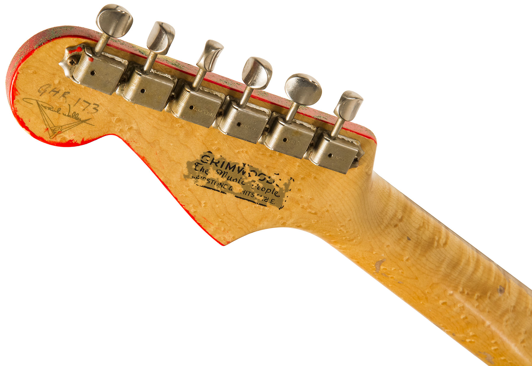 Fender Custom Shop George Harrison Strat Mb P.waller Signature Rw #83840 - Rocky - Elektrische gitaar in Str-vorm - Variation 5
