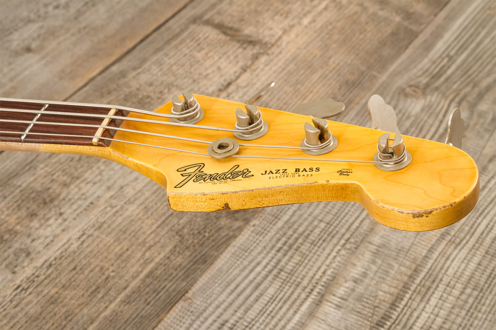 Fender Custom Shop Jazzbass 1964 Rw #r137642 - Heavy Relic Cherry Sunburst - Solid body elektrische bas - Variation 6