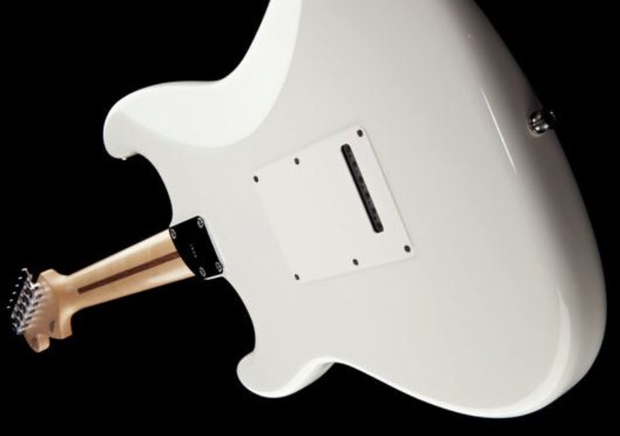 Fender Custom Shop Jeff Beck Strat 3s Trem Rw - Nos Olympic White - Elektrische gitaar in Str-vorm - Variation 4