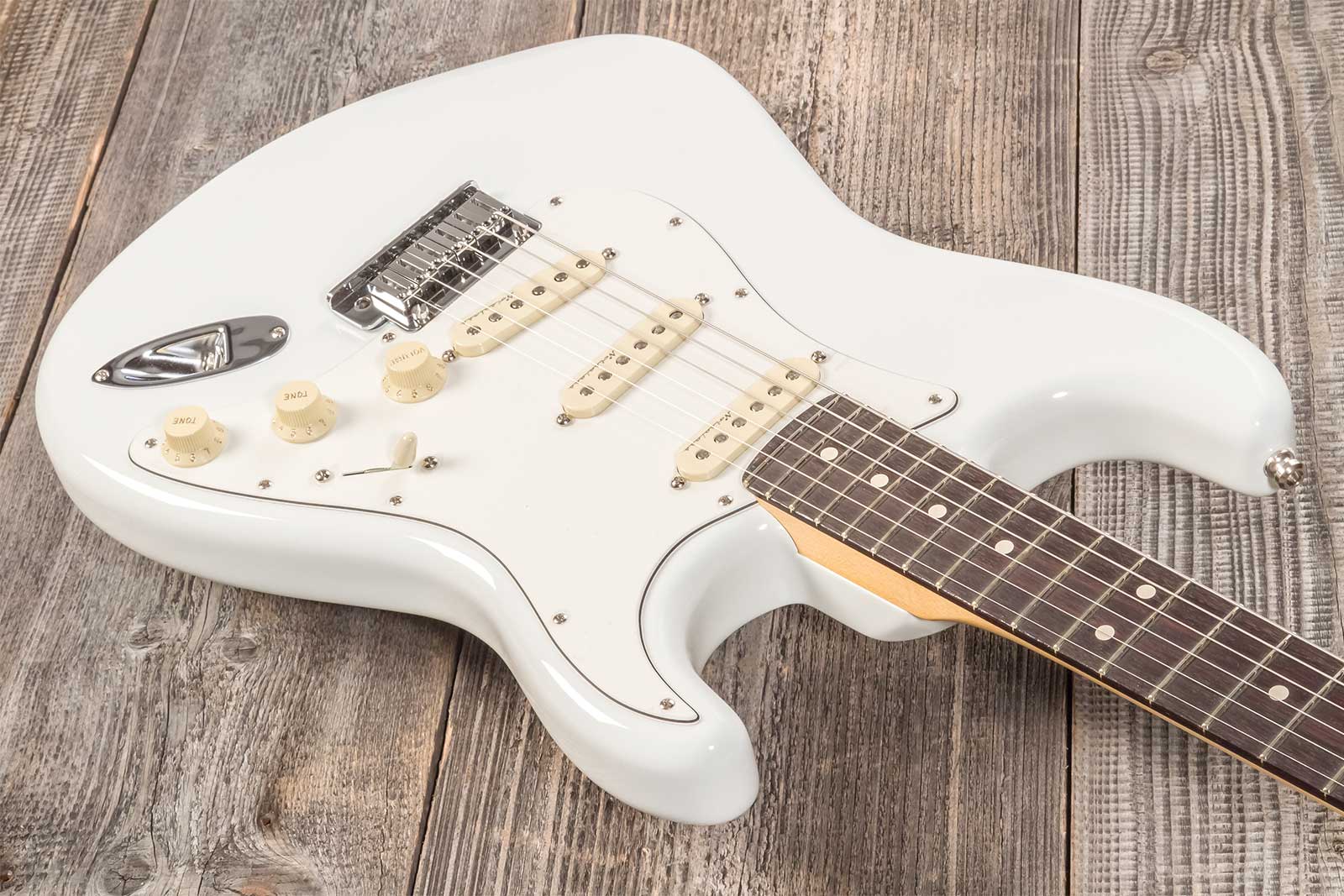 Fender Custom Shop Jeff Beck Strat 3s Trem Rw #xn17088 - Nos Olympic White - Elektrische gitaar in Str-vorm - Variation 3