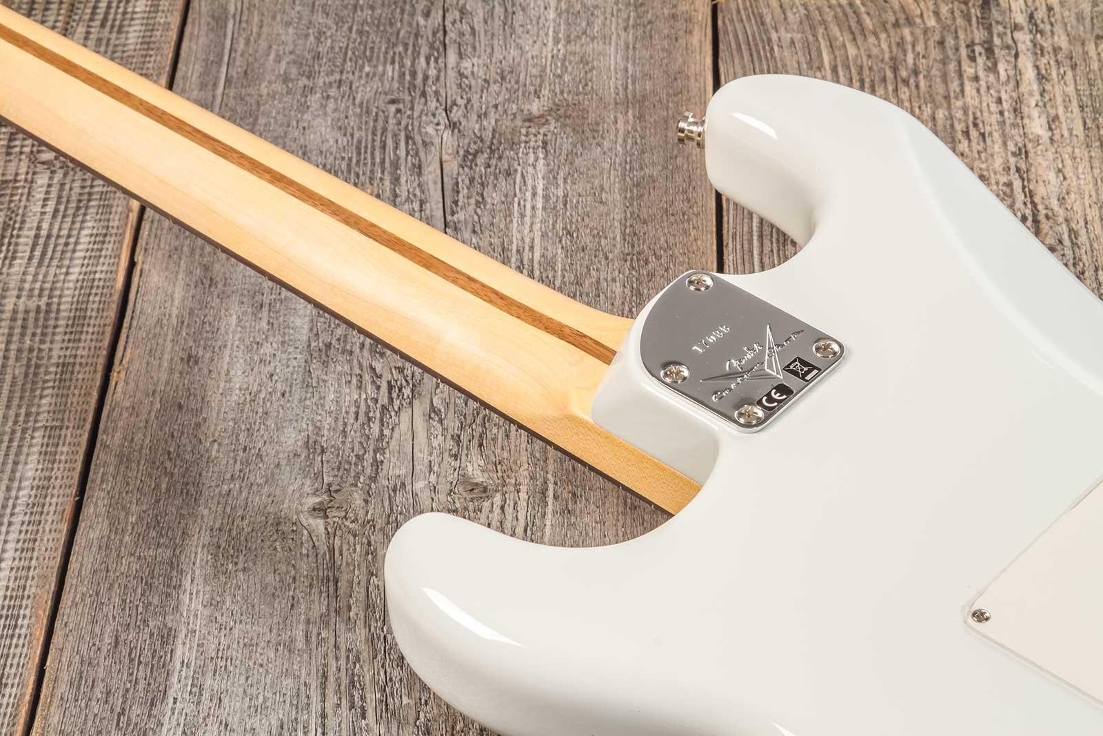 Fender Custom Shop Jeff Beck Strat 3s Trem Rw #xn17088 - Nos Olympic White - Elektrische gitaar in Str-vorm - Variation 6