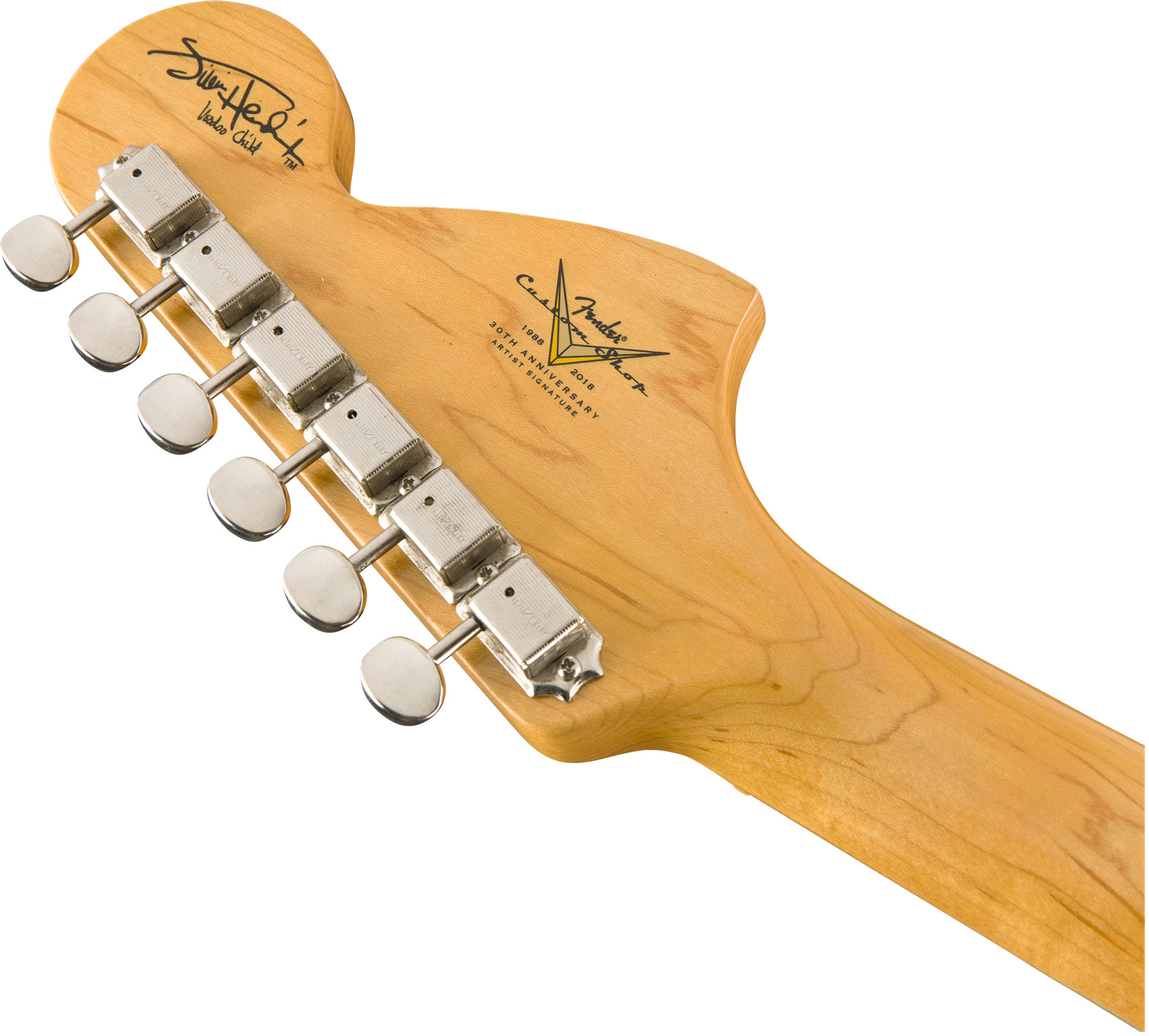 Fender Custom Shop Jimi Hendrix Strat Voodoo Child Signature 2018 Mn - Journeyman Relic Olympic White - Elektrische gitaar in Str-vorm - Variation 4