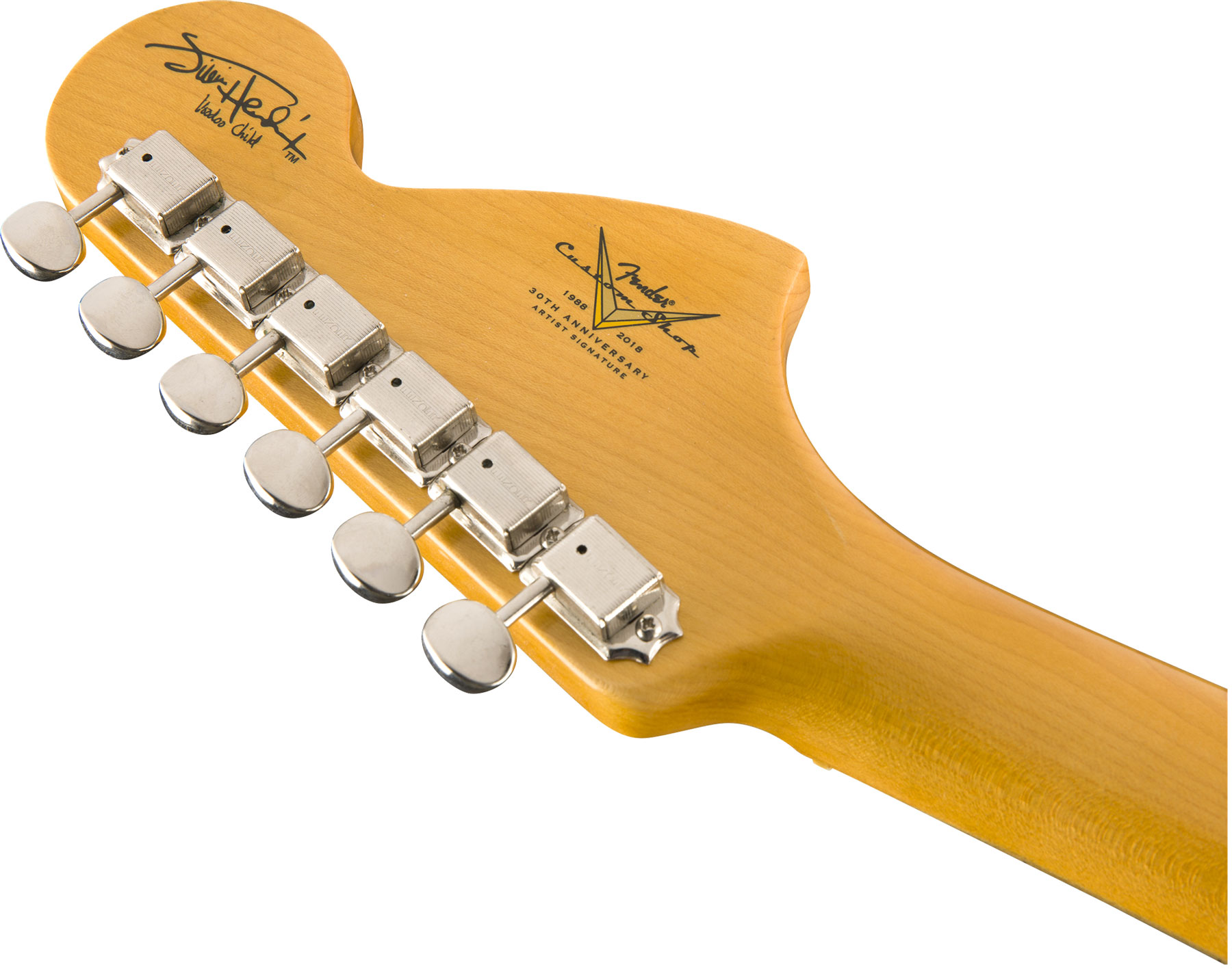 Fender Custom Shop Jimi Hendrix Strat Voodoo Child Signature 2018 Mn - Journeyman Relic Black - Elektrische gitaar in Str-vorm - Variation 4
