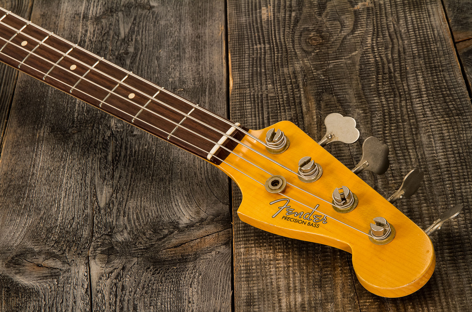 Fender Custom Shop Precision Bass 1961 Rw #cz556533 - Relic 3-color Sunburst - Solid body elektrische bas - Variation 5