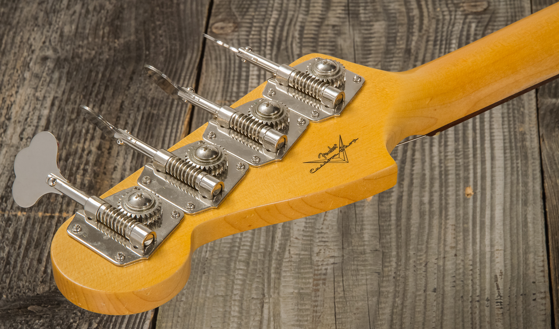 Fender Custom Shop Precision Bass 1962 Rw #r126357 - Journeyman Relic Fiesta Red - Solid body elektrische bas - Variation 8
