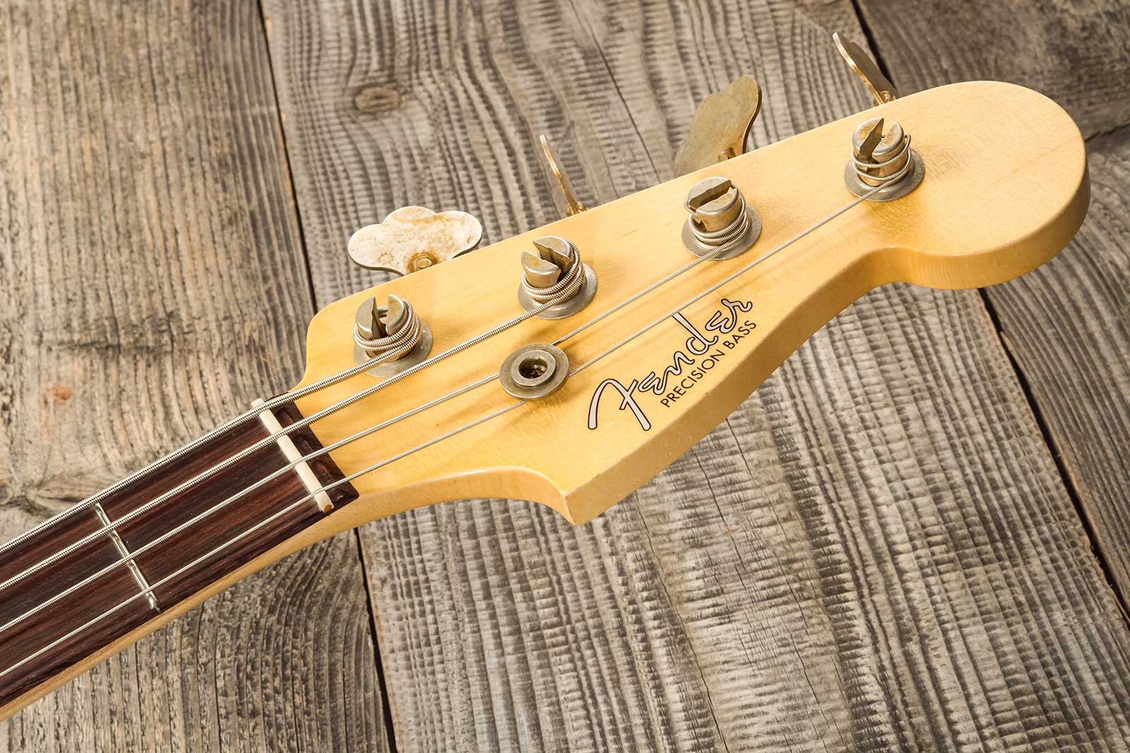 Fender Custom Shop Precision Bass 1962 Rw #r133798 - Journey Man Relic Black - Solid body elektrische bas - Variation 7
