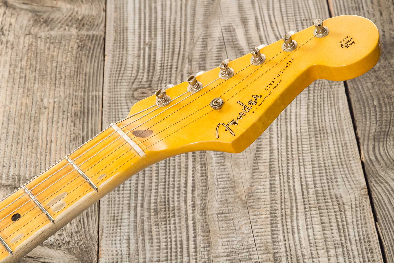 Fender Custom Shop Strat 1954 70th Anniv. 3s Trem Mn #xn4193 - Journeyman Relic Wide-fade 2-color Sunburst - Elektrische gitaar in Str-vorm - Variatio
